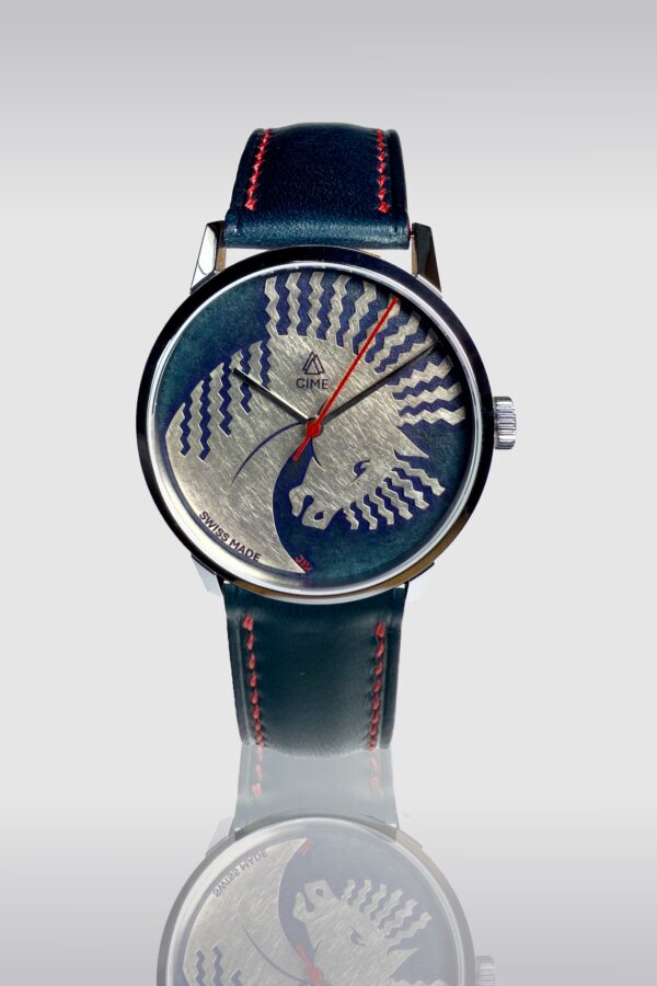 Montre Aethon Bleu des abysses, Collection Bestiarius, 40 mm