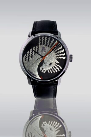 Montre Cime, Aethon Noir fumé, Collection Bestiarius, 40 mm