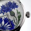 Montre Cime, Bleuets, collection Floralia, 34 mm
